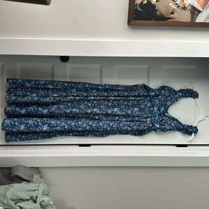 Blue floral maxi altrd state dress worn once